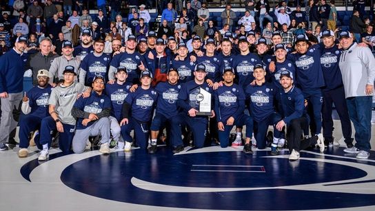 Lions' wrestling wraps up title, while Sanders, basketball struggle taken in Altoona, Pa. (Penn State)